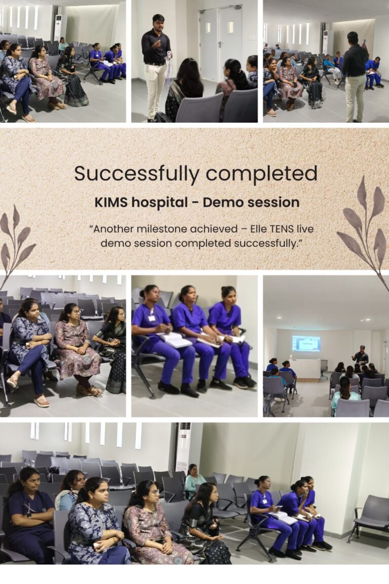 Elle TENS Live Demo Session at KIMS Hospital